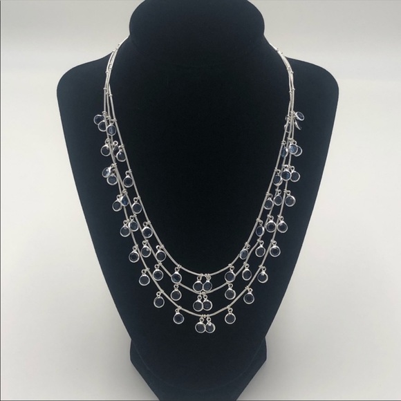ANNE KLEIN ⭐️NWT⭐️ Silver Tone 3 Row - Picture 2 of 5